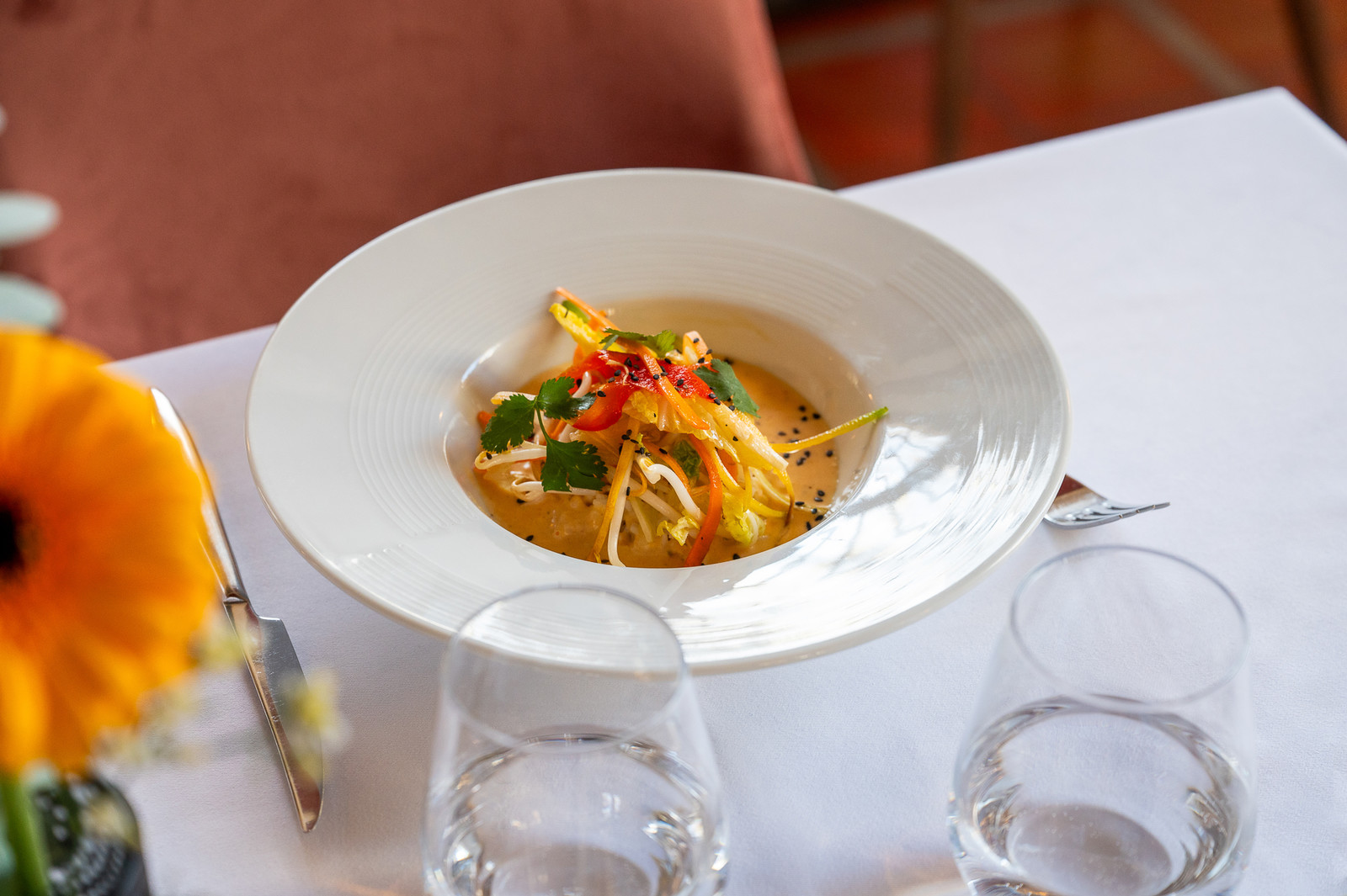 Shooting culinaire à l'Hôtel Moulin de Vernegues le 1er mars 2024. SOWELL