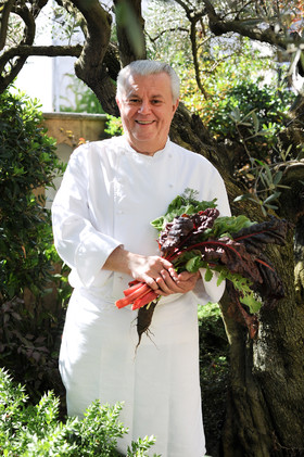 Le chef Jany Gleize à Château-Arnoux, pour la Région Sud.