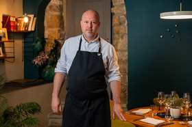 Le chef Jérôme Campanelli, restaurant Au fil du Temps à Pernes-les-Fontaines pour Vaucluse le Mag.Magazine du Département de Vaucluse.
