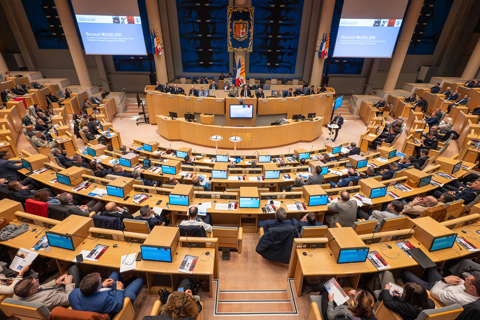 Lancemenet de l'OIR défense et sécurité le 16 décembre 2025 à l'Hotel de Région