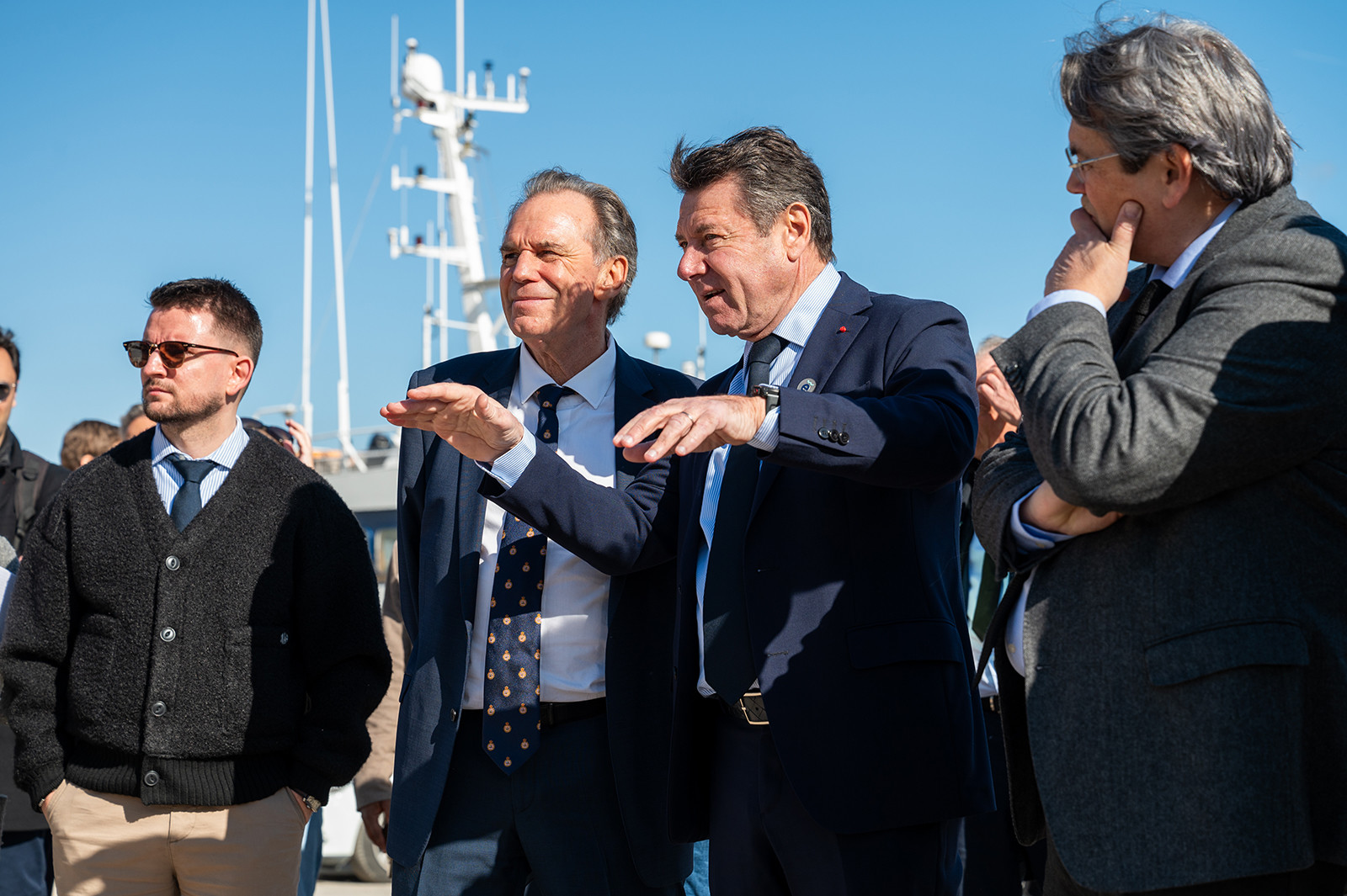 Mr Christian Estrosi Maire de Nice et de Mr le président de Région Renaud Muselier.