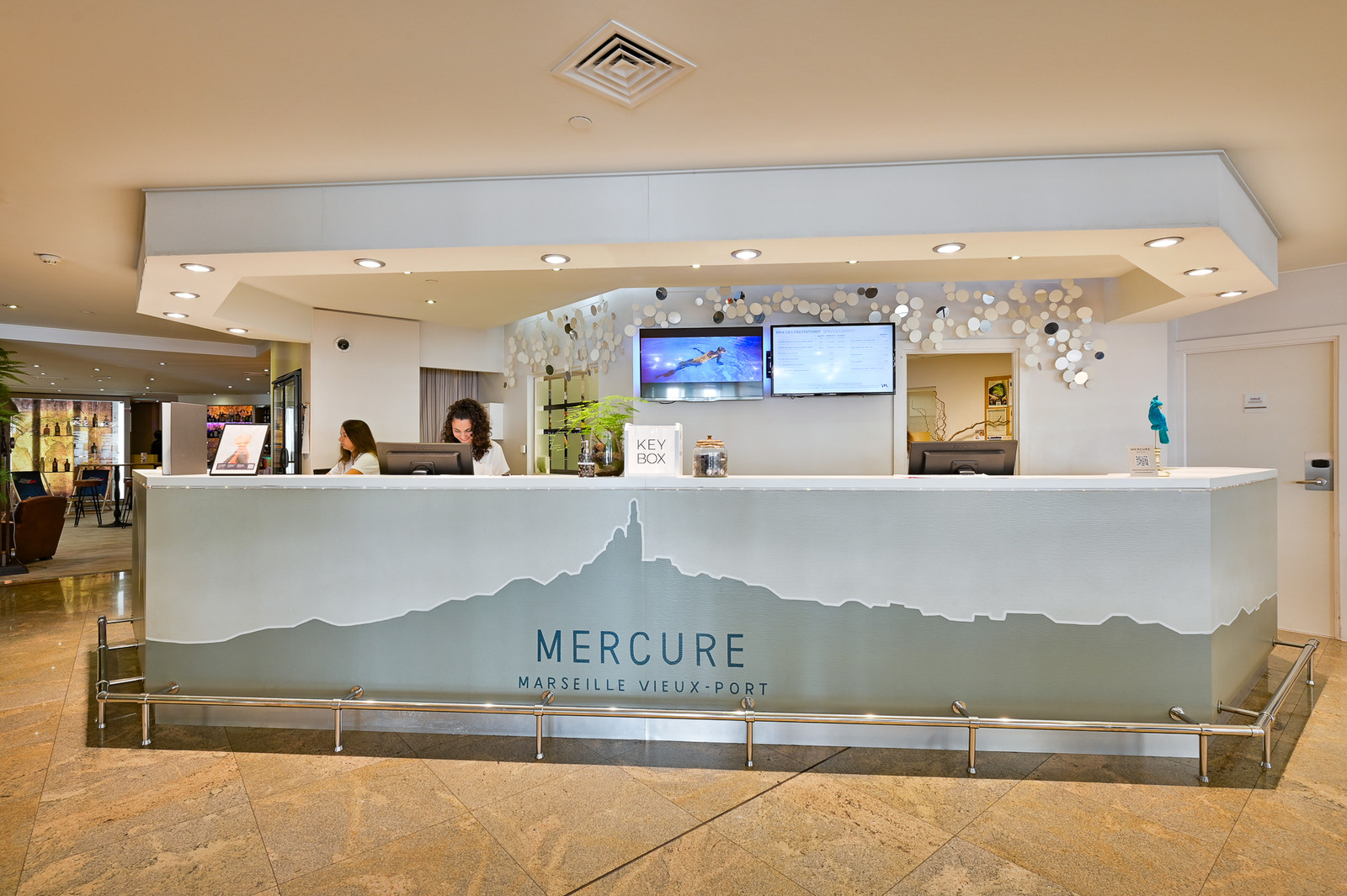 Hôtel Mercure Marseille Vieux Port le 22 juillet 2024.