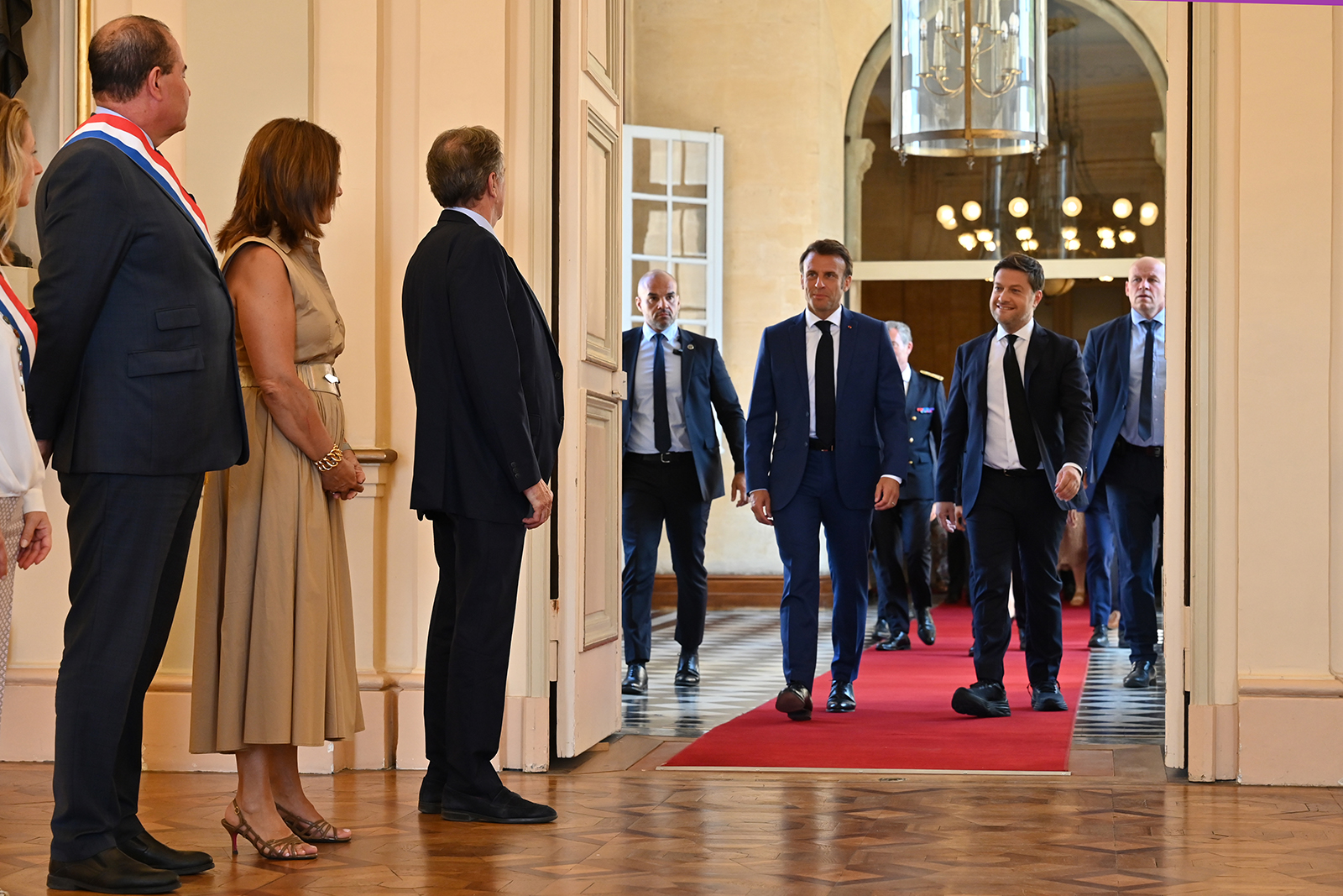 Visite du President de la République à Marseille le 26 juin 2023